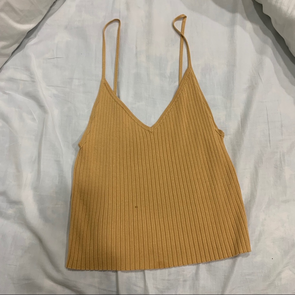 Kendall and Kylie Yellow tank top